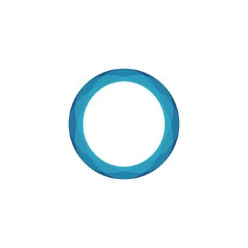 Colored logo icon, circle. Vector illustration eps 10 Stock Illustration