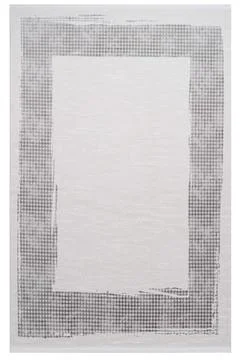 Colored machine carpet on a white background Stock Photos