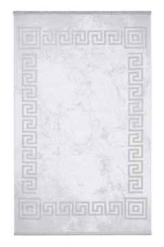 Colored machine carpet on a white background Stock Photos