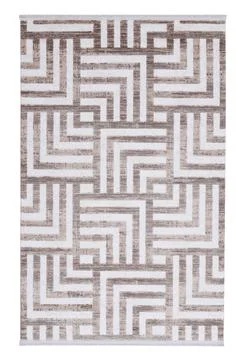 Colored machine carpet on a white background Stock Photos