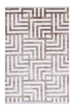 Colored machine carpet on a white background Stock Photos