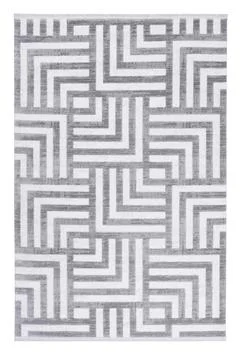 Colored machine carpet on a white background Stock Photos