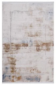 Colored machine carpet on a white background Stock Photos