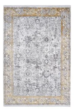 Colored machine carpet on a white background Stock Photos