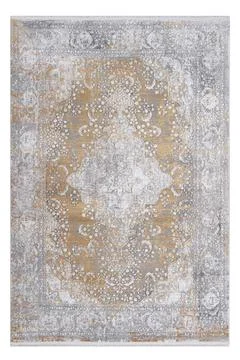 Colored machine carpet on a white background Stock Photos