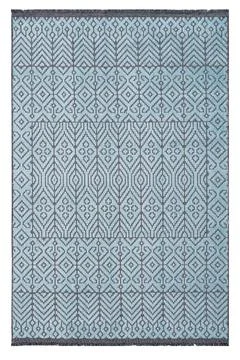 Colored machine carpet on a white background Stock Photos