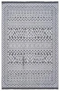 Colored machine carpet on a white background Foto stock