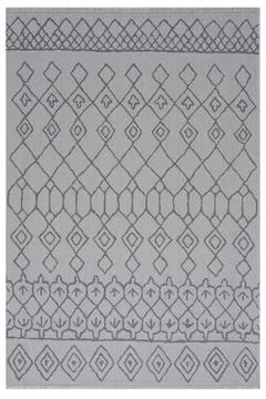 Colored machine carpet on a white background Stock Photos