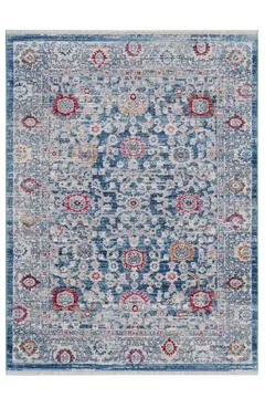 Colored machine carpet on a white background Stock Photos