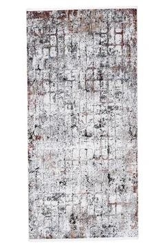 Colored machine carpet on a white background Stock Photos