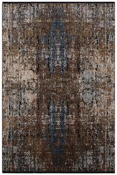 Colored machine carpet on a white background Stock Photos
