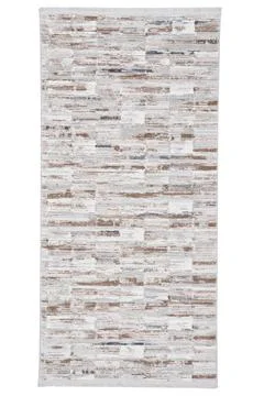 Colored machine carpet on a white background Stock Photos