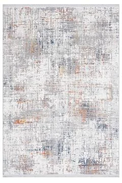 Colored machine carpet on a white background Stock Photos