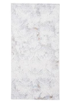 Colored machine carpet on a white background Stock Photos