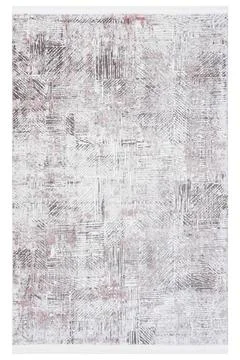 Colored machine carpet on a white background Foto stock