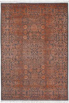 Colored machine carpet on a white background Stock Photos