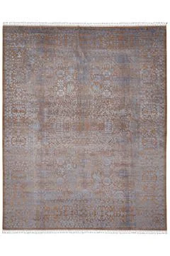 Colored machine carpet on a white background Stock Photos