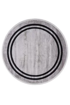 Colored machine carpet on a white background Stock Photos