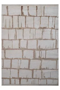 Colored machine carpet on a white background Stock Photos