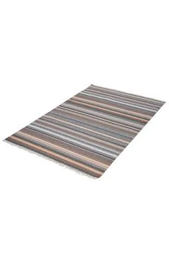 Colored machine carpet on a white background Stock Photos