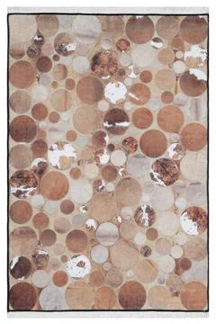 Colored machine carpet on a white background Stock-Fotos