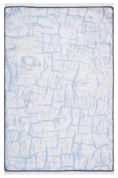 Colored machine carpet on a white background Stock Photos