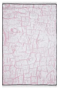 Colored machine carpet on a white background Stock Photos