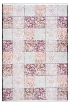 Colored machine carpet on a white background Stock Photos