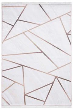 Colored machine carpet on a white background Stock-Fotos