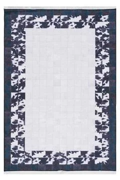 Colored machine carpet on a white background Stock Photos