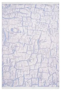 Colored machine carpet on a white background Stock Photos