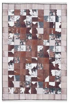 Colored machine carpet on a white background Stock Photos