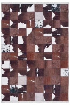 Colored machine carpet on a white background Stock Photos