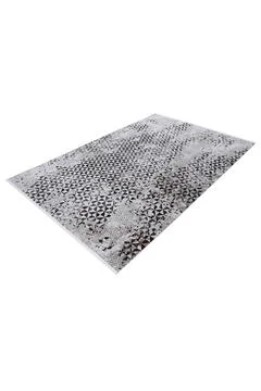 Colored machine carpet on a white background Foto stock