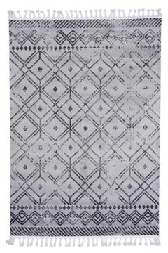 Colored machine carpet on a white background Stock Photos