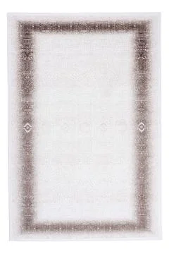 Colored machine carpet on a white background Stock Photos