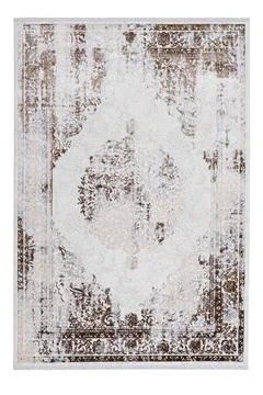 Colored machine carpet on a white background Stock-Fotos