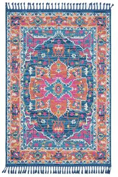 Colored machine carpet on a white background Stock Photos