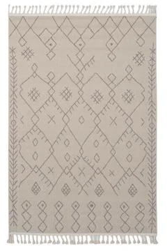 Colored machine carpet on a white background Stock Photos