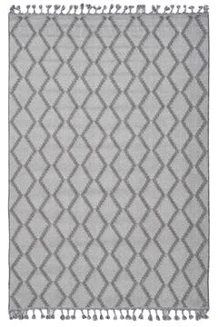 Colored machine carpet on a white background Foto stock