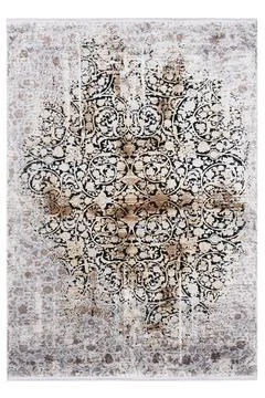Colored machine carpet on a white background Stock Photos