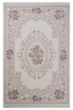 Colored machine carpet on a white background Stock Photos