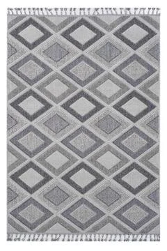 Colored machine carpet on a white background Foto stock