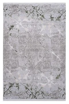 Colored machine carpet on a white background Stock Photos