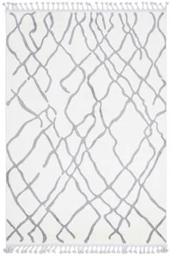 Colored machine carpet on a white background Stock Photos