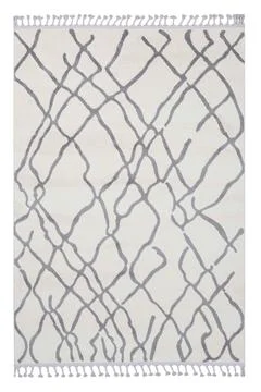 Colored machine carpet on a white background Stock Photos