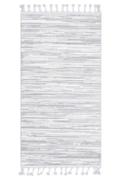 Colored machine carpet on a white background Stock Photos