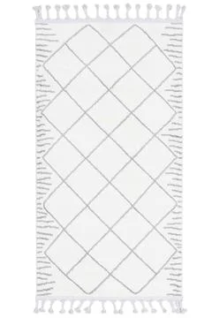 Colored machine carpet on a white background Foto stock