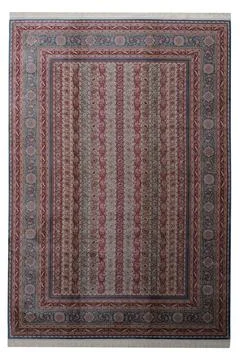 Colored machine carpet on a white background Foto stock