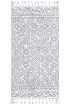 Colored machine carpet on a white background Stock Photos